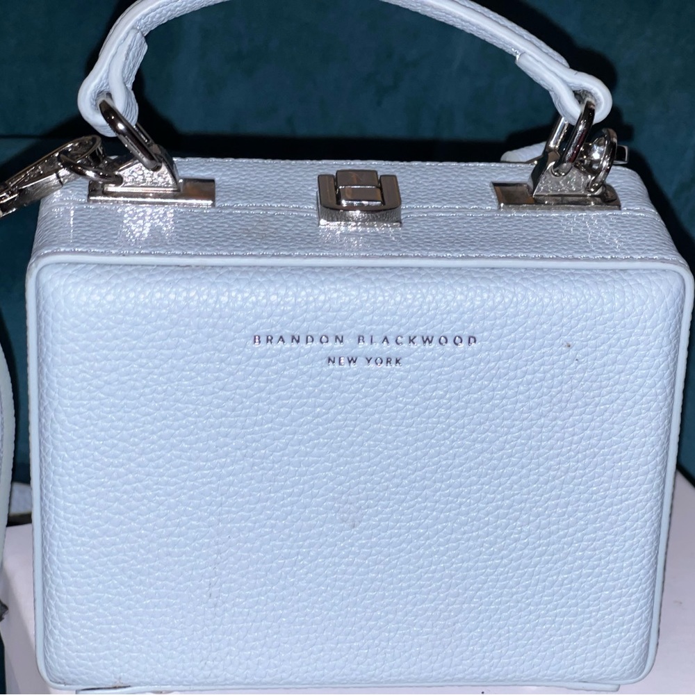 Light Blue Leather Brandon Blackwood